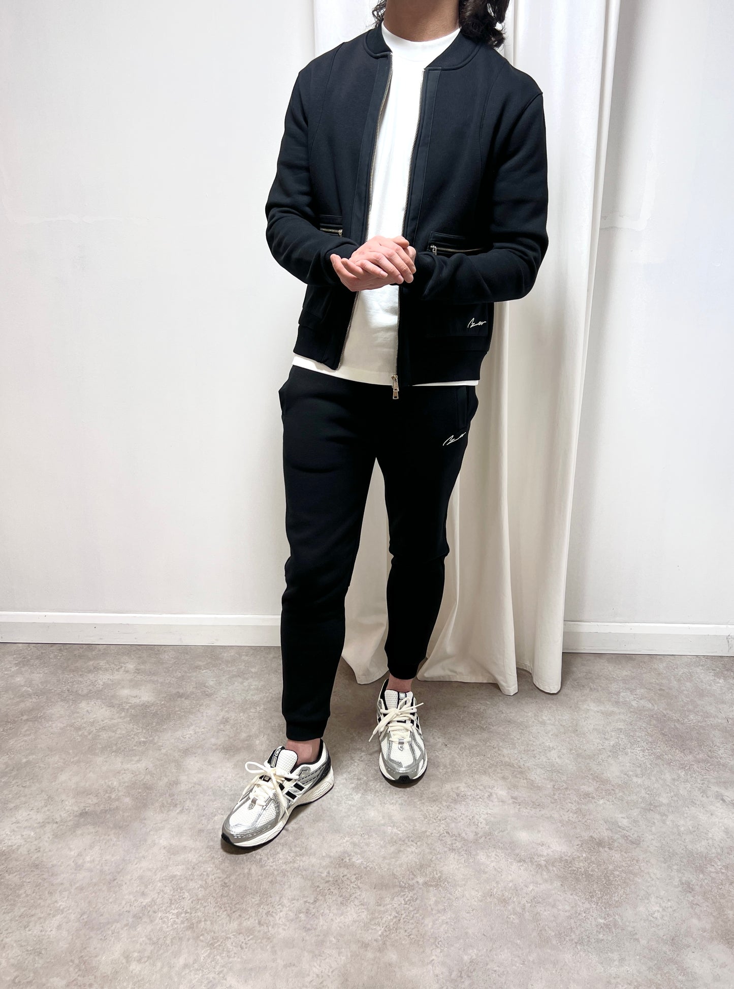 CORE PANEL JACKET - BLACK