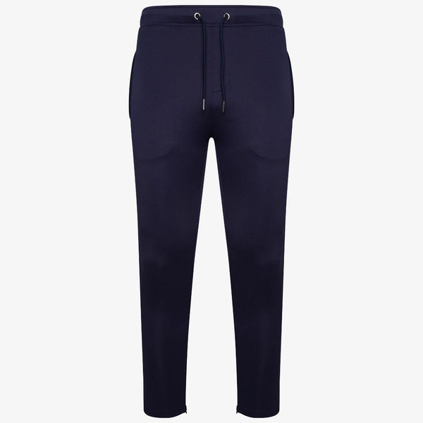 NAVY LUXE PANEL TRACK PANTS AZER