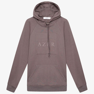Taupe luxe corded hoody AZER 